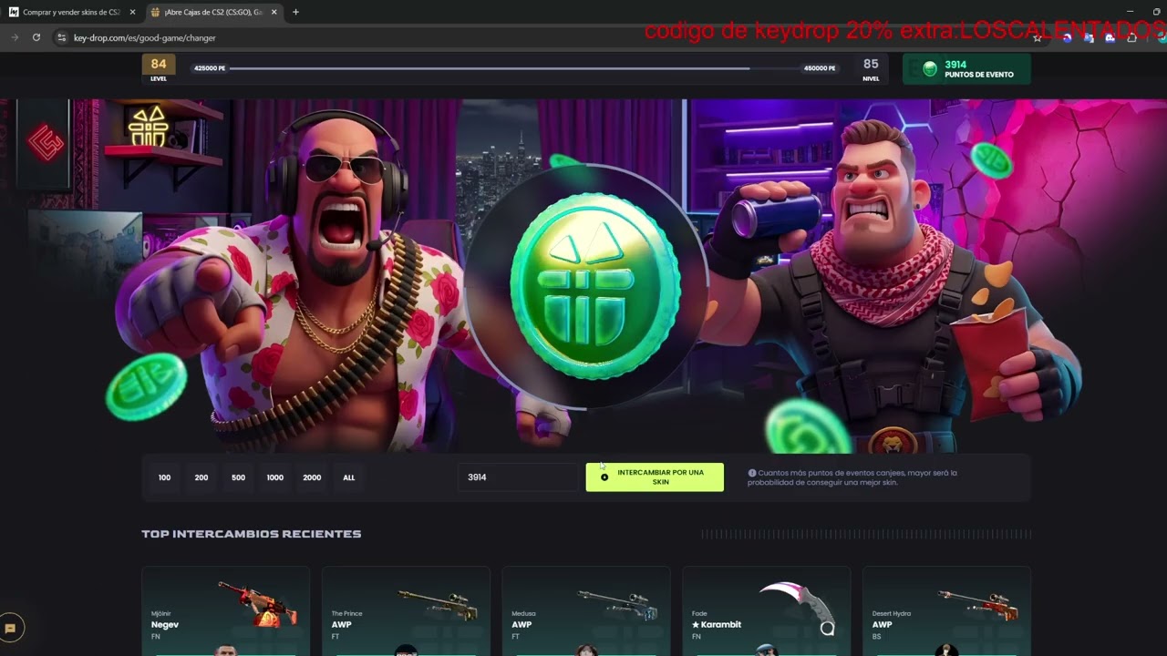 Que si hacer con 108€ en keydrop | SORTEO Keydrop
