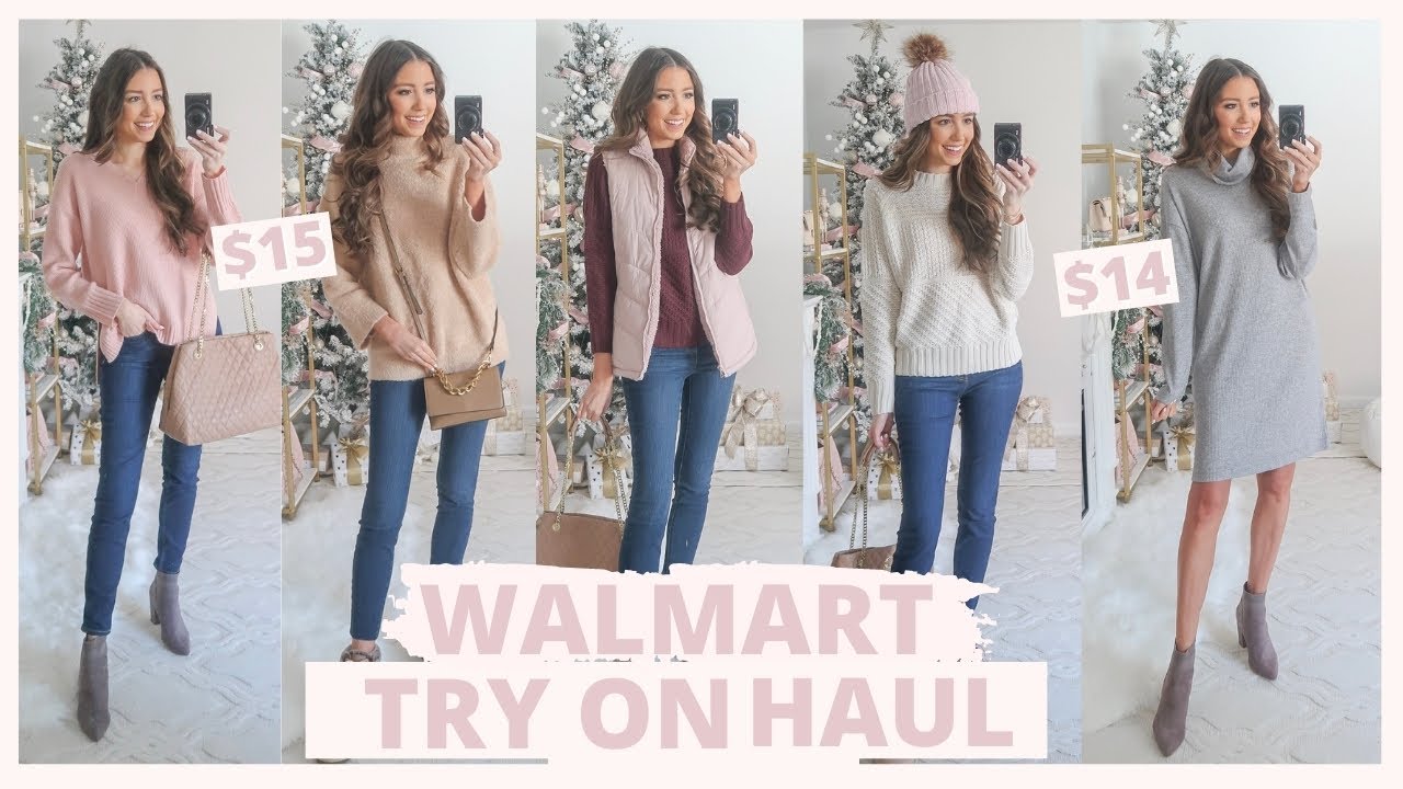 HUGE WALMART TRY ON HAUL WINTER 2020!! the CUTEST new arrivals!! ❄️