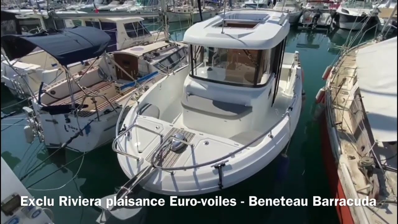 Barracuda 7 Beneteau - 2014 bateau moteur occasion avec Eurovoiles Riviera Plaisance