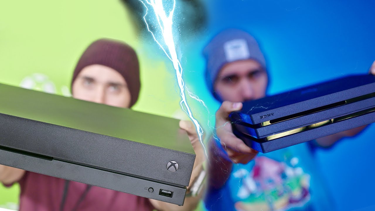 Xbox One X vs PS4 Pro!