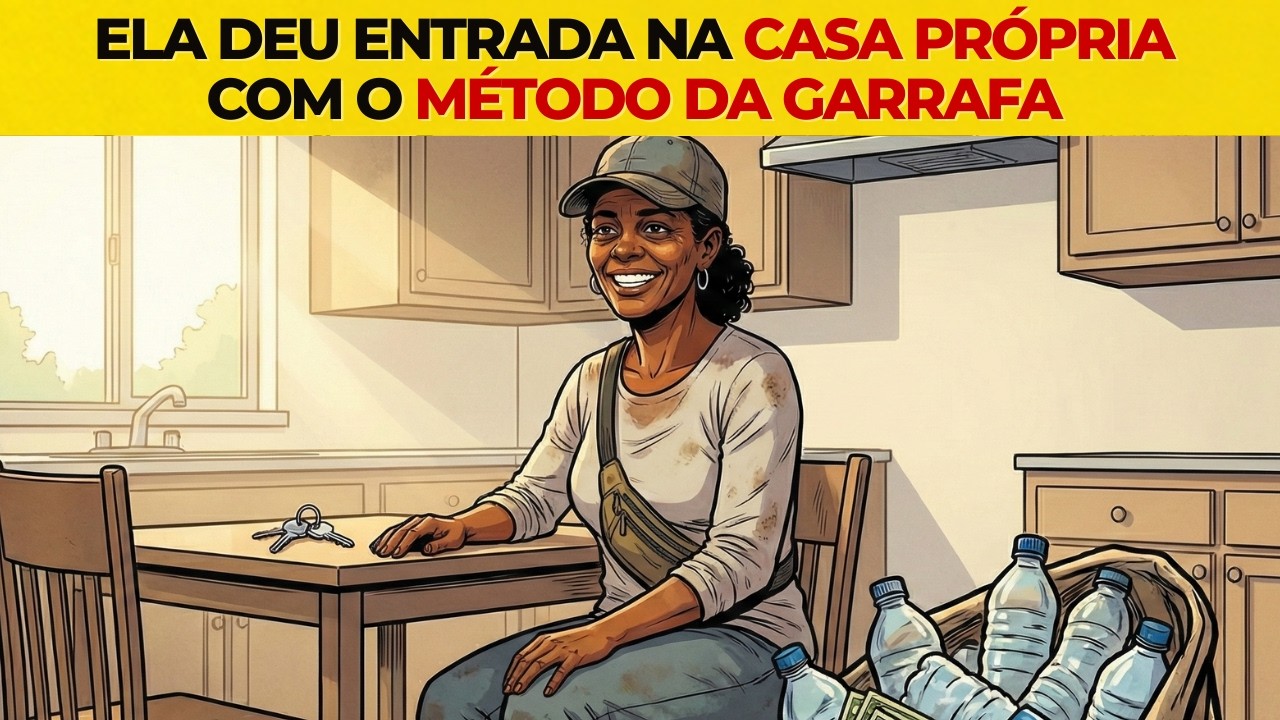 Como uma AMBULANTE usou AS GARRAFAS VAZIAS PARA JUNTAR R$13 MIL E DAR ENTRADA NA CASA PRÓPRIA