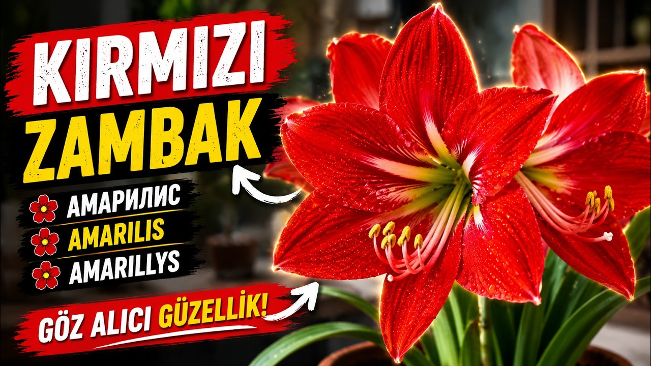 Kırmızı Zambak / Амарилис / Amarilis / Amarillys