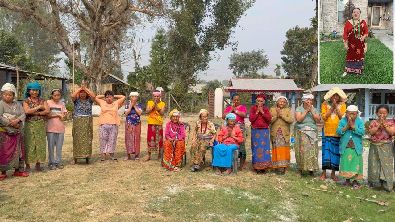 Old sector J/3 -28 ..In memory of Late Tika Magar.  Support for the grandparents living in camp.