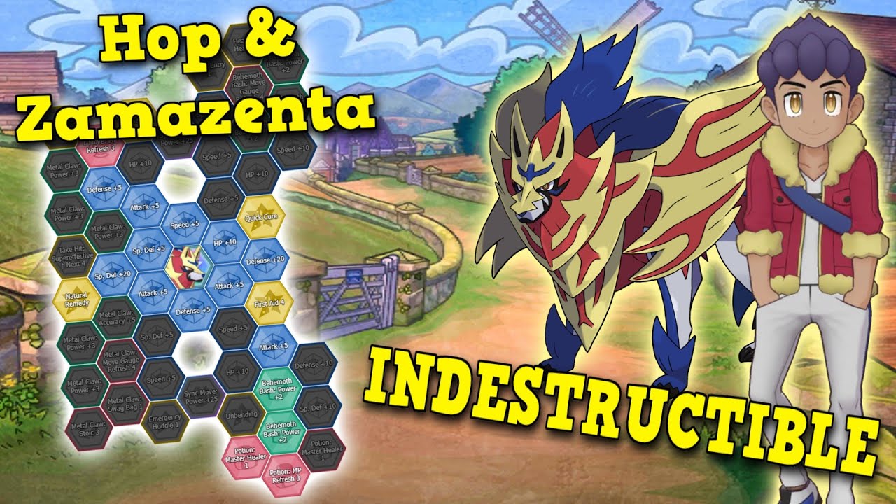 The SHIELD of GALAR! Hop & Zamazenta Sync Grid Guide! | Pokemon Masters EX