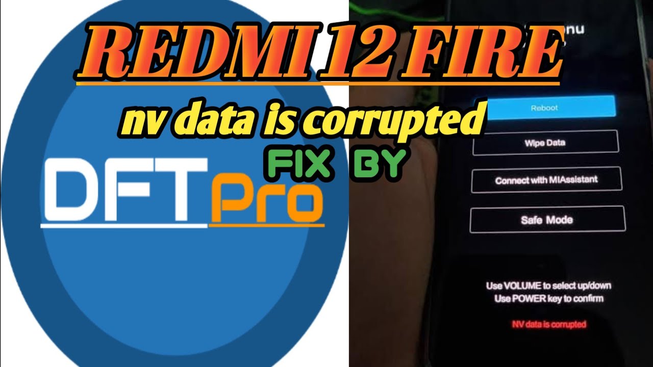 redmi 12 fire NV data corrupt solution Nv data Fix 1000%