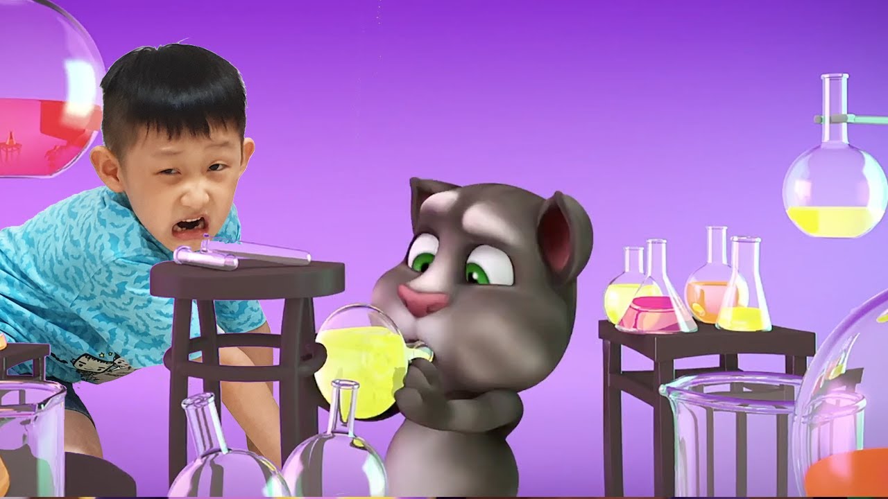 Can You Handle My Talking Tom 2 in Real Life | Where Is Tom? Invisible Tom 🧪🤩 and more Nate stories
