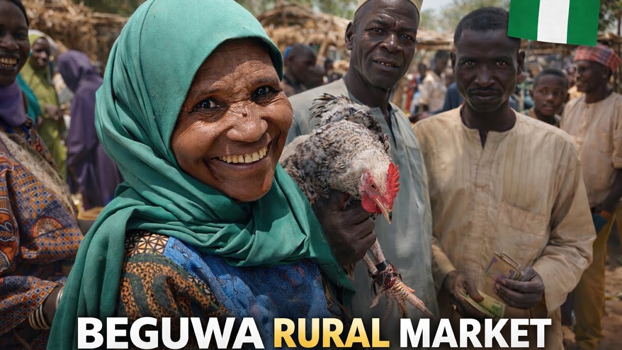 Inside Beguwa Market 🇳🇬 | One of the Largest Rural Markets in Nigeria (Jigawa State, West Africa)
