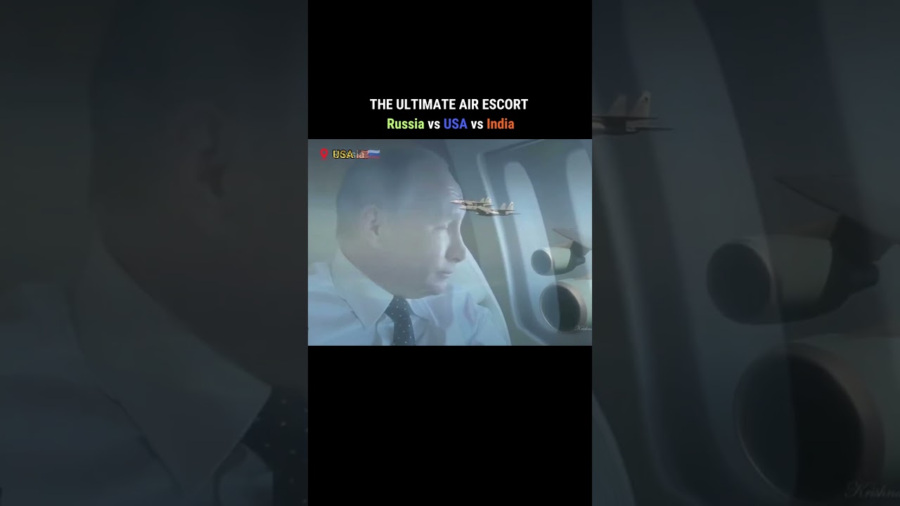Modi vs Trump vs Putin | Whose Air Escort Is Strongest? ✈️🔥 #shorts #trending #viral #short #usa