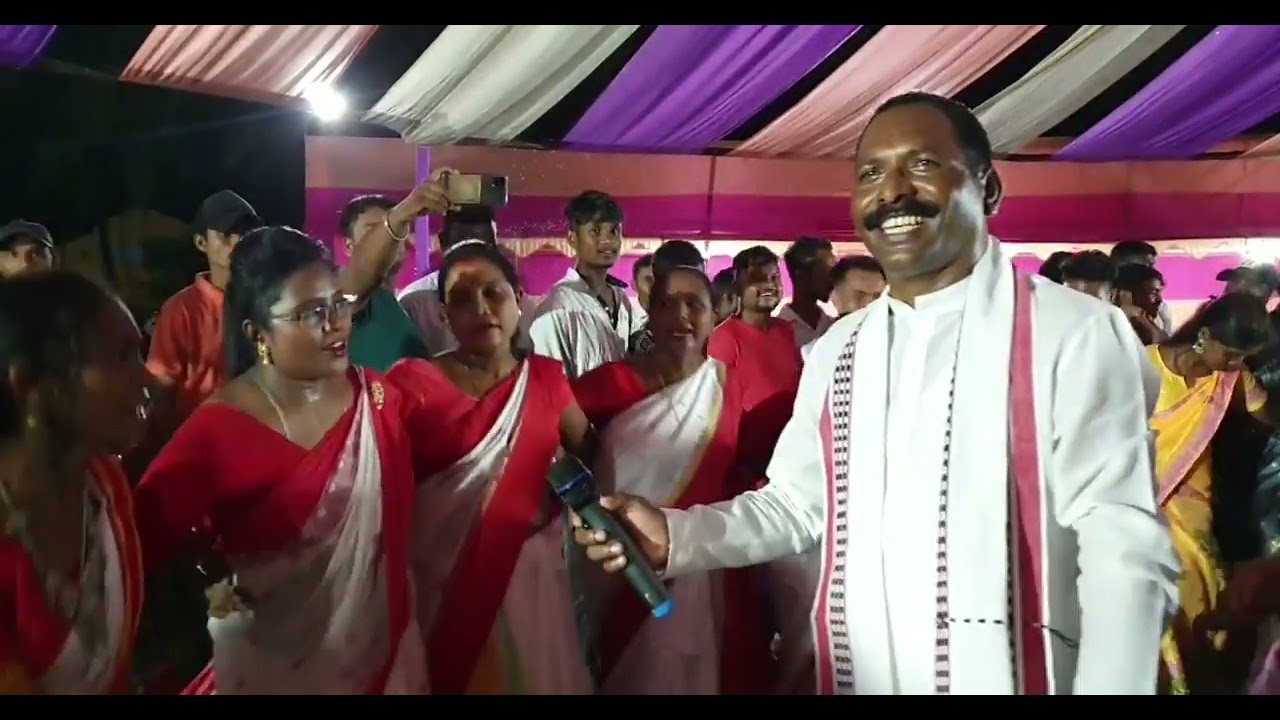 ASSAM CABINET MINISTER SANJAY KISHAN CELEBRATING KARAM PUJA WITH TINSUKIA PEOPLE'S