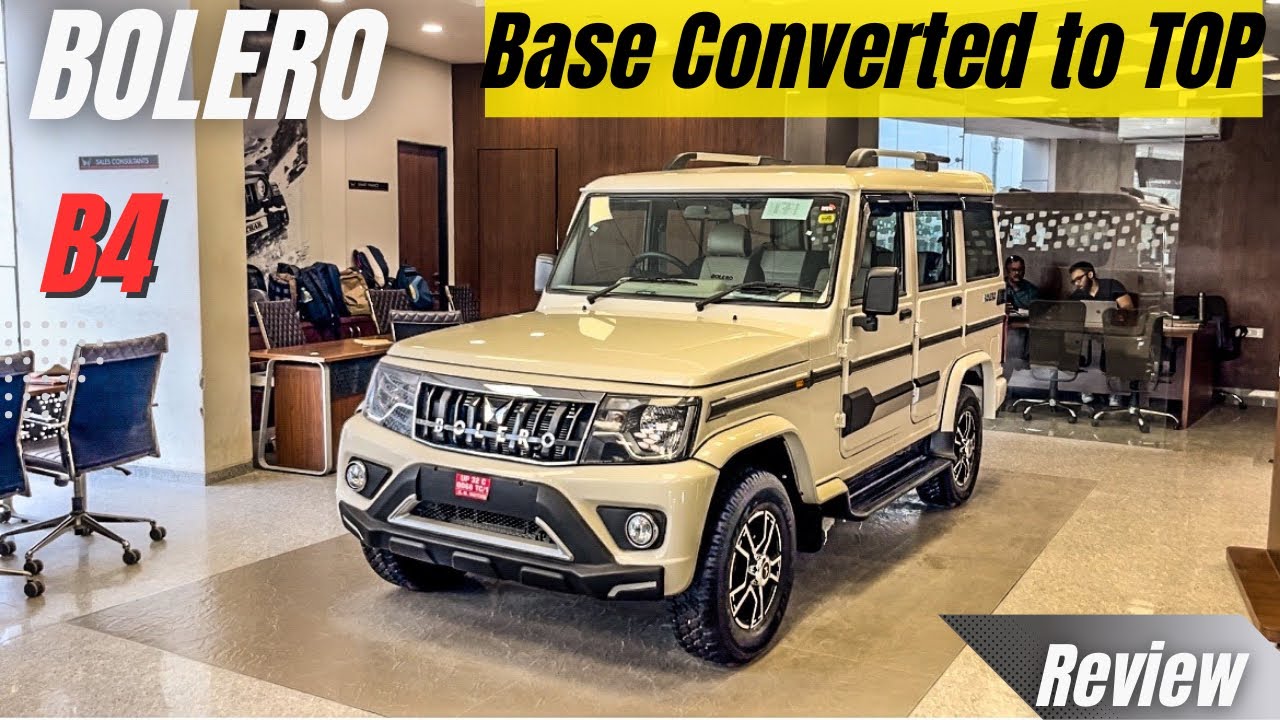 2024 Mahindra Bolero Base model Converted to TOP- 11 lakhs -Company Fitted Accessories,Bolero B4