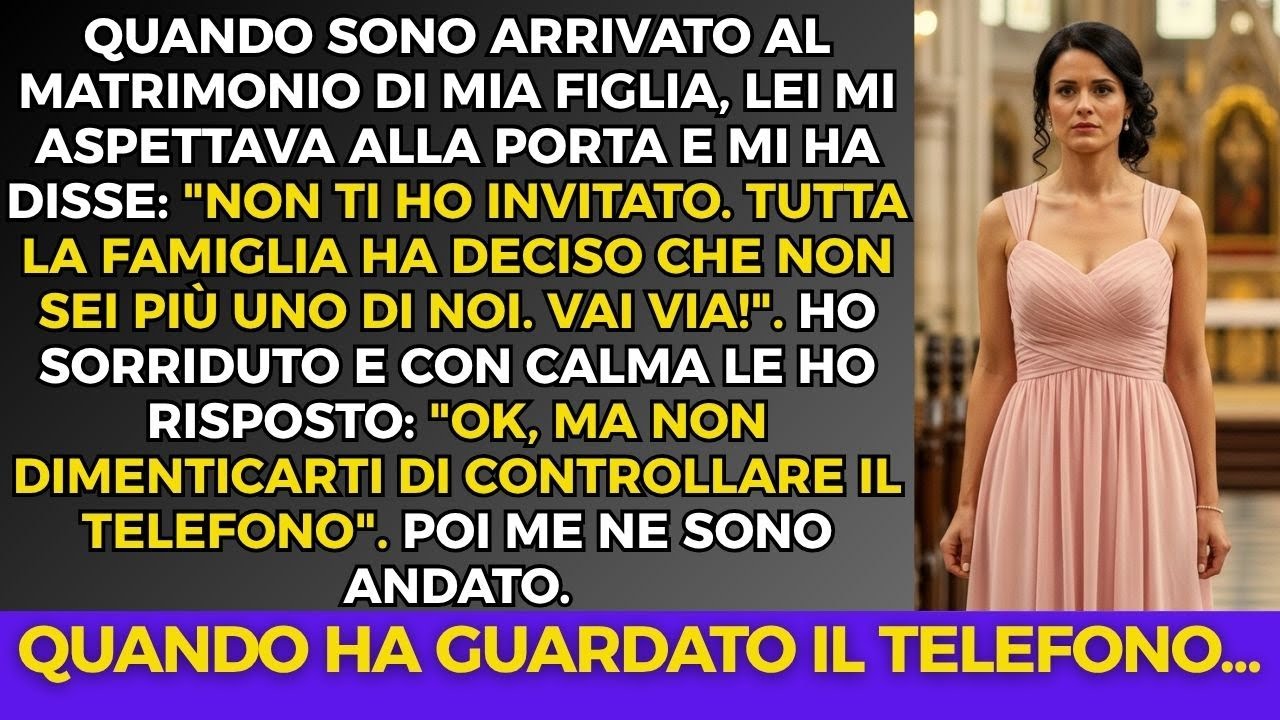 Mia sorella mi ha cacciato dal suo matrimonio. Le ho detto: 