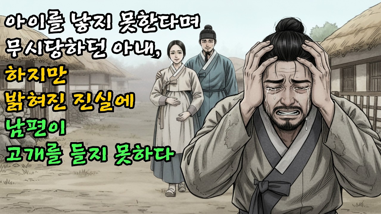 아이를 낳지 못한다며 무시당하던 아내, 하지만 밝혀진 진실에 남편이 고개를 들지 못하다 | 야담 | 민담 | 전설 | 옛날이야기