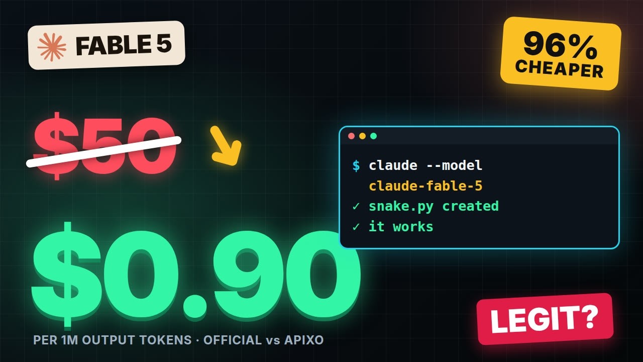 Claude Fable 5 & Opus for 90% Less? I Tested It in Claude Code