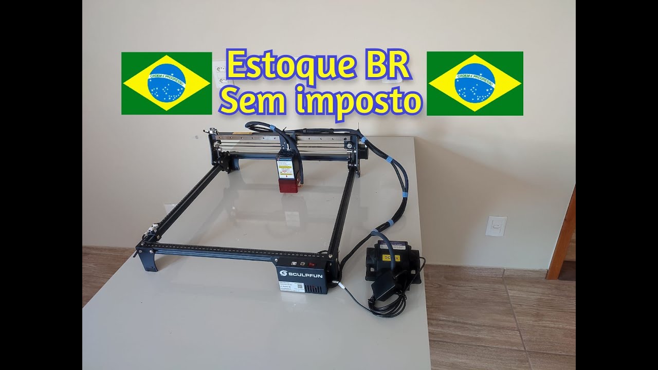 Gravadora Laser Sculpfun S30 PRO MAX 20w - RENDA EXTRA