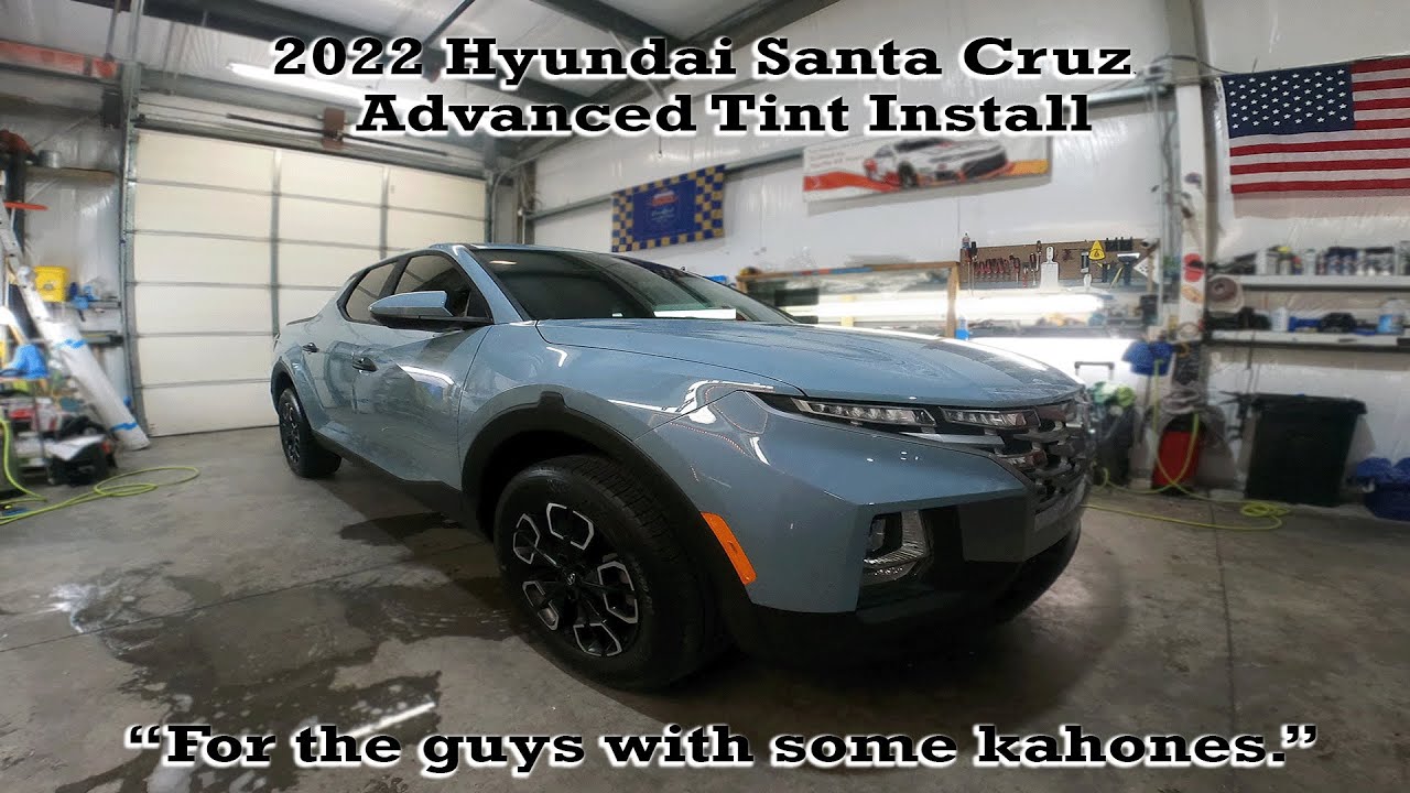 2022 Hyundai Santa Cruz Advanced Install | Window Tint Process | How to