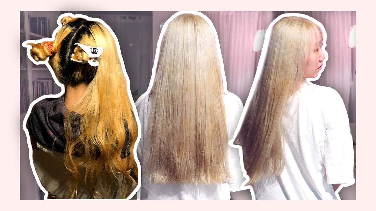 Lauren's Root Touch Up Bleaching & Whole Head Toning (it's aight)