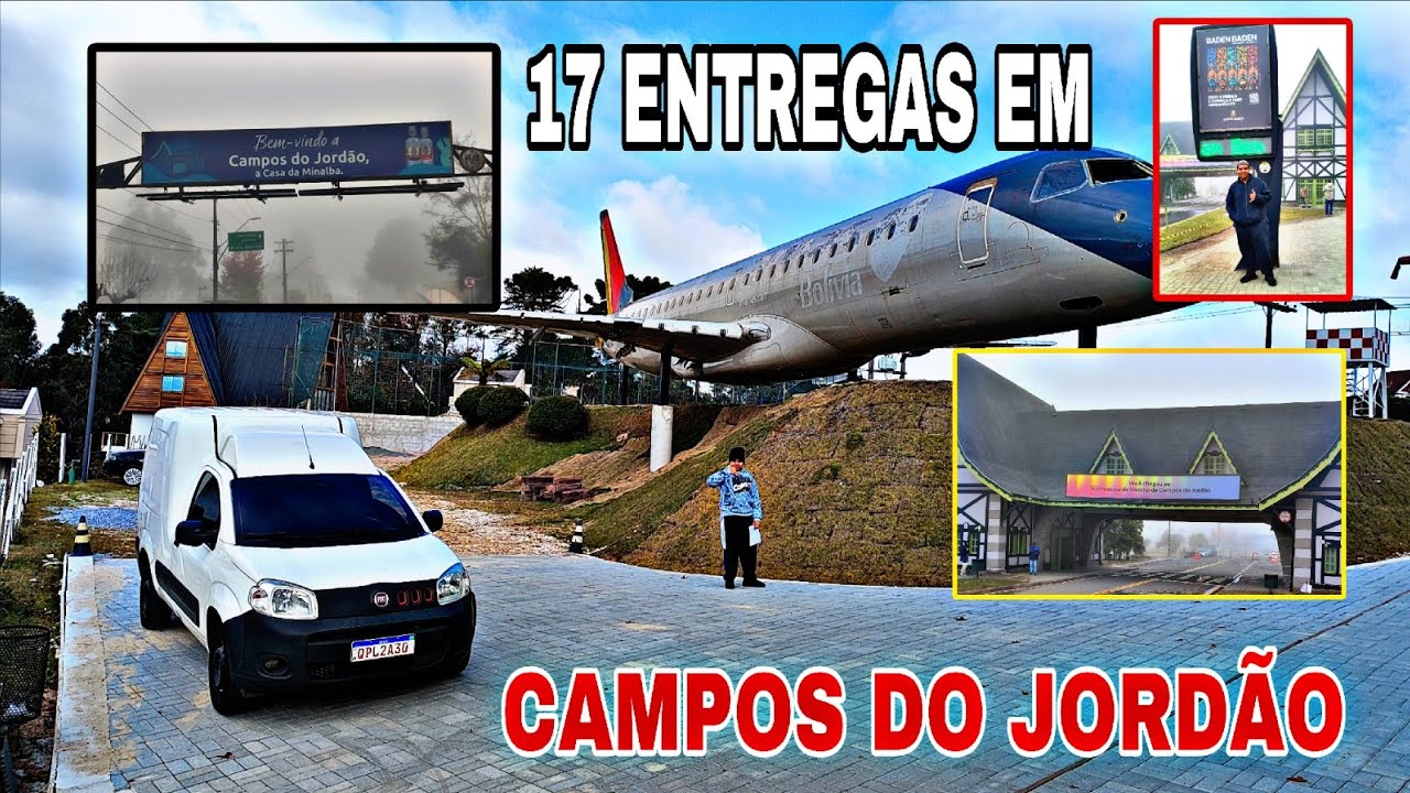 FUI PARA SANTO ANTÔNIO DO PINHAL E CAMPOS DO JORDÃO COM 20 ENTREGAS