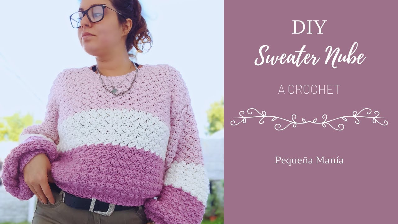 SWEATER A CROCHET // Fácil y paso a paso