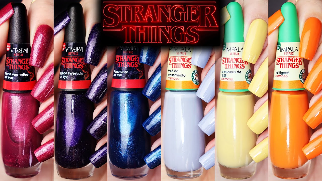 Coleção STRANGER THINGS da IMPALA | Resenha de Esmaltes