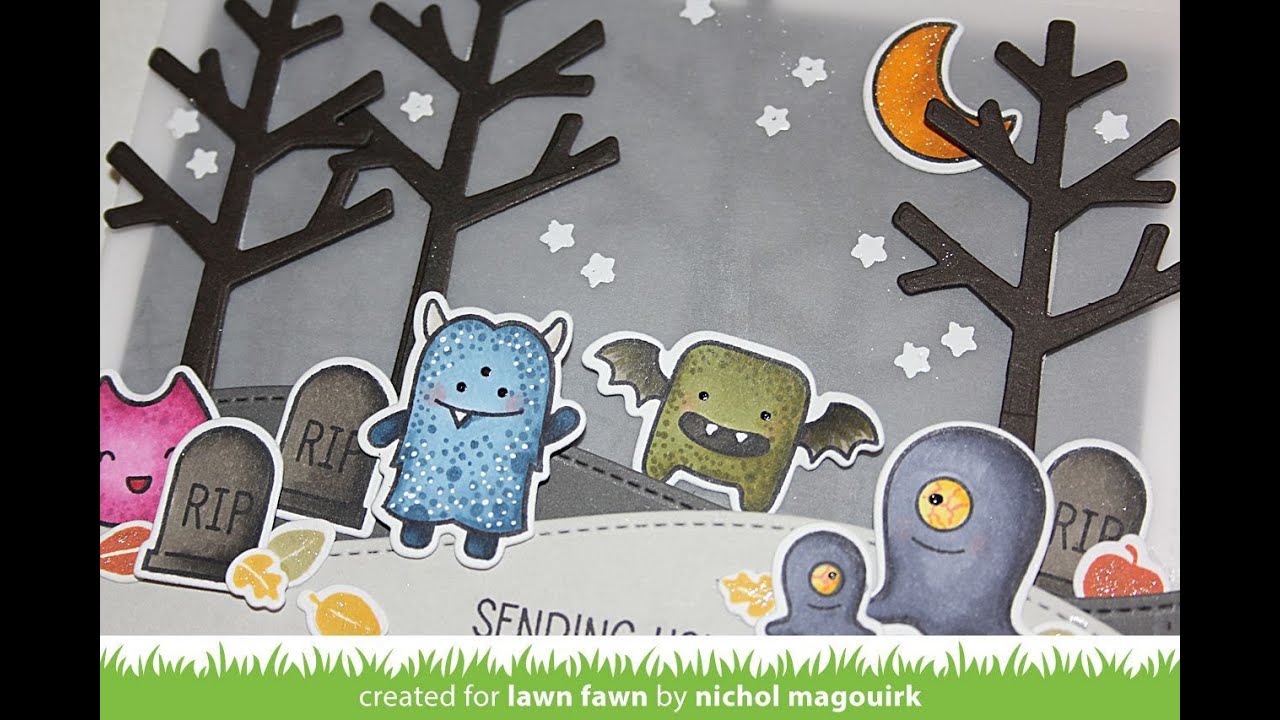 Lawn Fawn August 2014 Inspiration Week | MONSTER HUGS