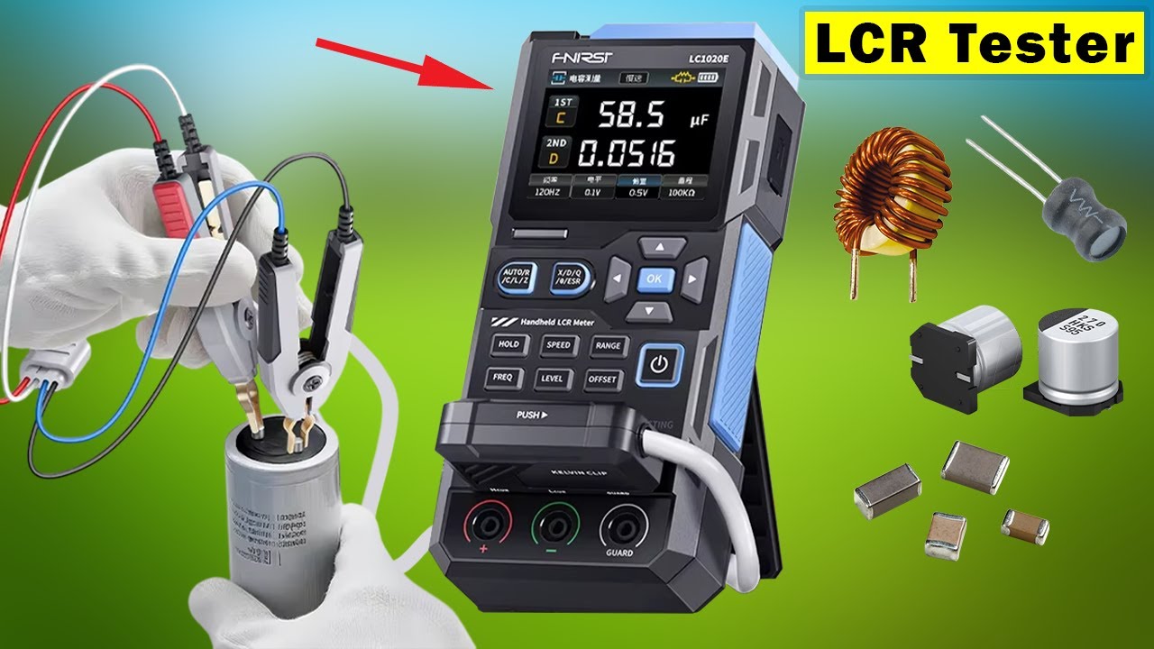 New High Precision Handheld LCR Meter, FNIRSI LC1020E LCR Tester