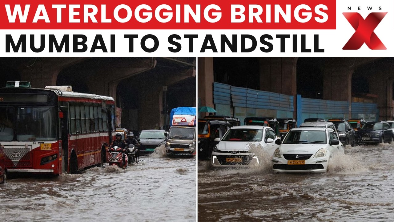 Mumbai Rains: Red Alert Issued As Waterlogging Cripples Traffic Across City | Latest News | NewsX