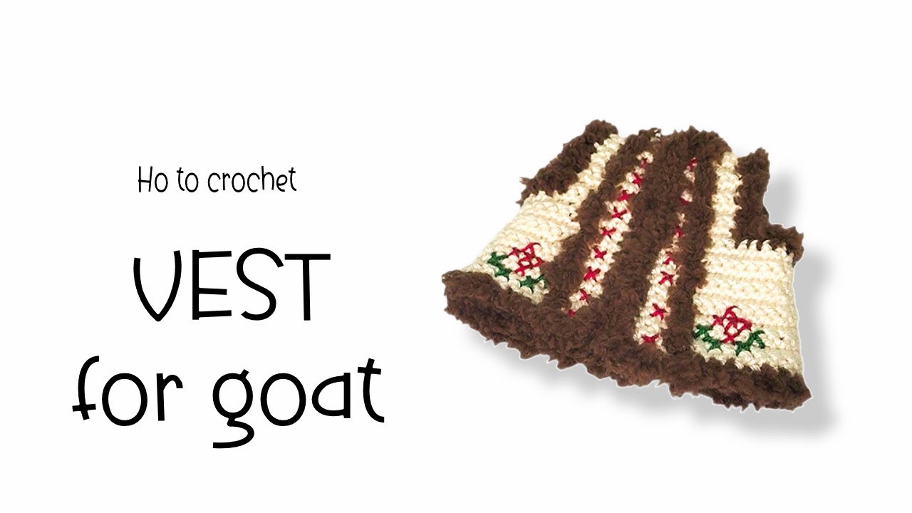 Crochet rustic vest for toy_ Bundita crosetata