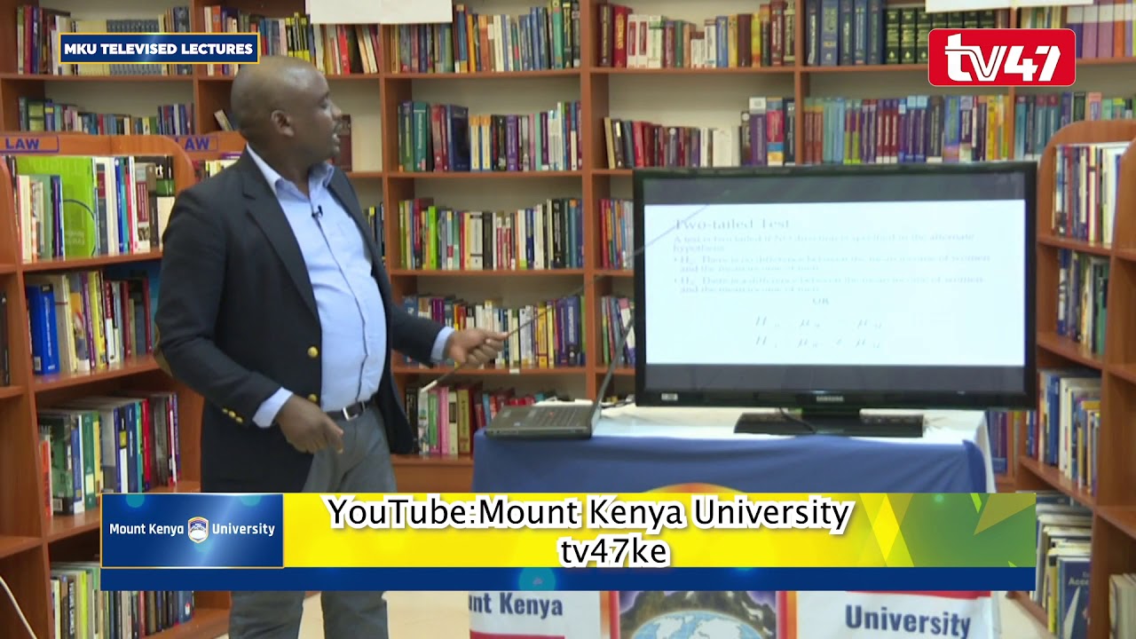 MKU Televised Lectures: BMA 3102 Business Statistics II