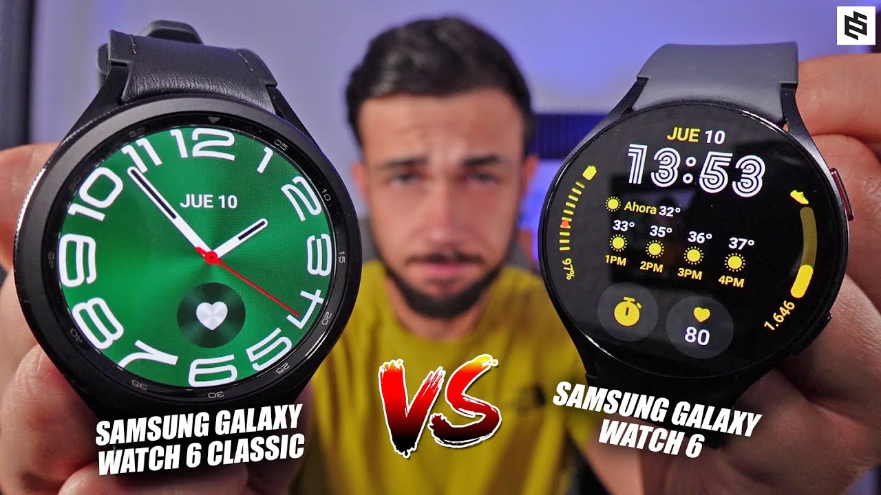 ELIGE BIEN!🤔SAMSUNG GALAXY WATCH 6 CLASSIC vs GALAXY WATCH 6