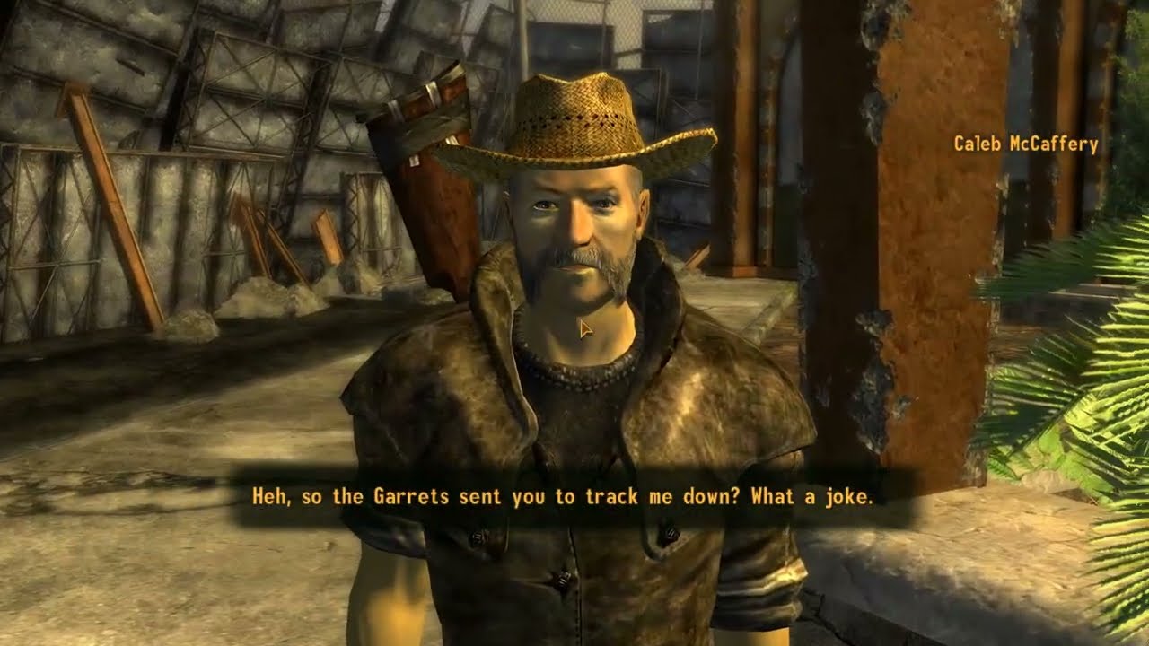 Fallout: New Vegas- Collecting Caleb McCaffery's debt/ Billy Knight does some comedy