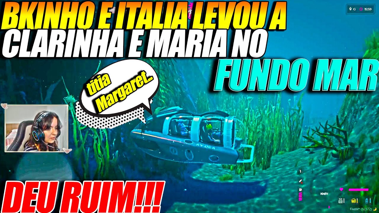BKINHO E ITÁLIA LEVOU A CLARINHA E MARIA NO FUNDO DO MAR. DEU RUIM?