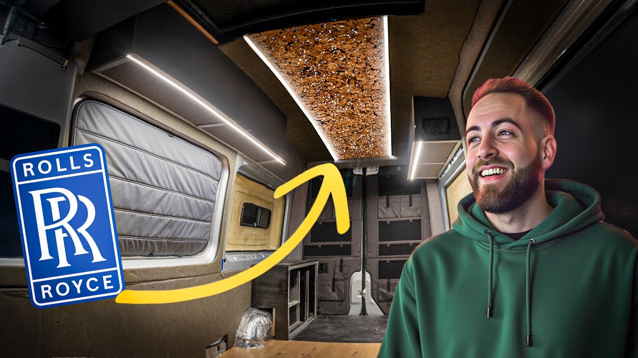 The Most Unique Camper Ceiling You’ve EVER Seen ⭐️🚐