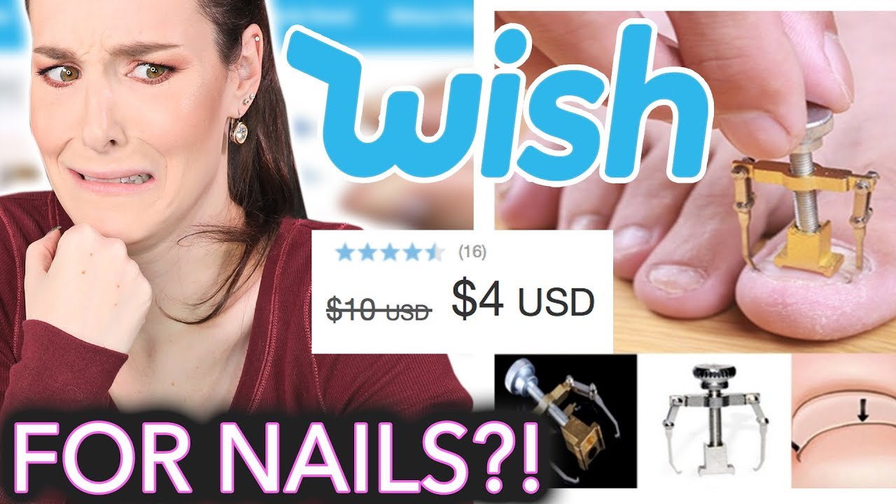 Тестирование средств по уходу за ногтями от Wish Nails Remove Toes Hollow Nail Polish Peel-off Na...