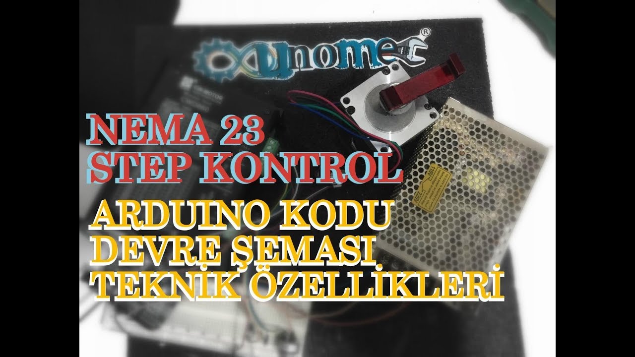NEMA 23 STEP MOTOR KONTROL