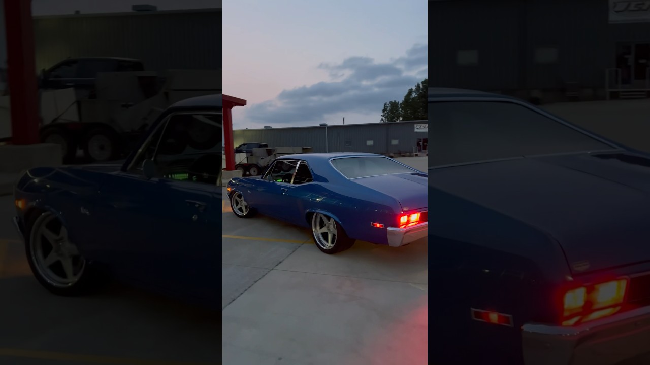 71 Chevy Nova by DutchBoys Hotrods on 2 different custom Forgeline Wheels #nova #musclecar #hotrod