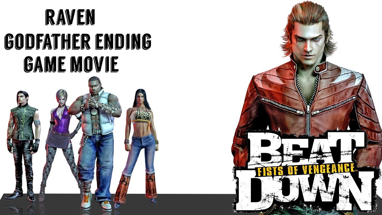 Beat Down Fists of Vengeance | Raven Godfather Ending (Game Movie) 1080p HD