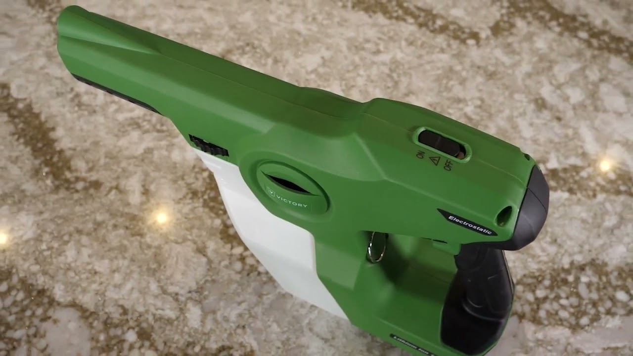 Disinfecting With a Handheld Electrostatic Sprayer by Victory Innovations
