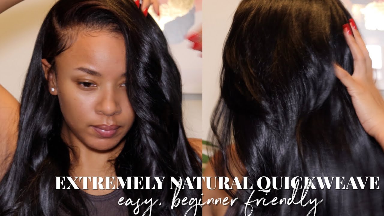 EXTREMELY NATURAL & EASY QUICKWEAVE + HOW TO CLEAN THE GLUE FROM YOUR OLD BUNDLES | JENISE ADRIANA