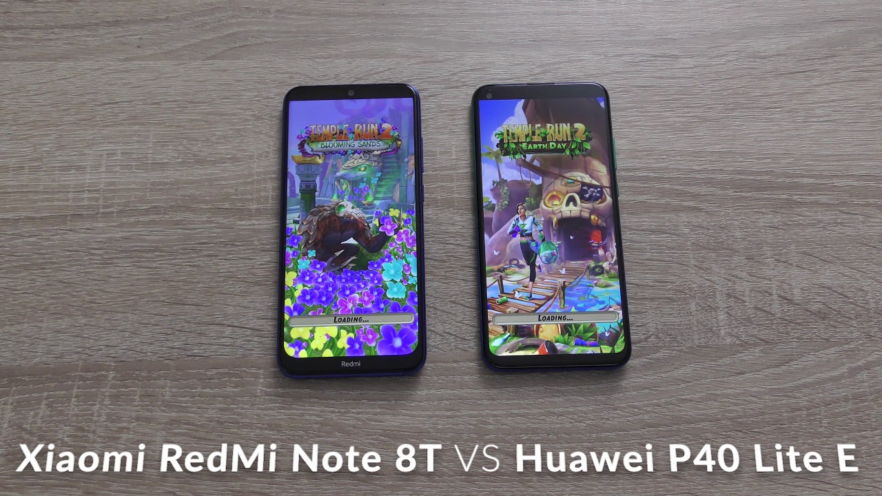 Huawei P40 Lite E vs Xiaomi Redmi Note 8T: Comparison - speed test and camera comparison