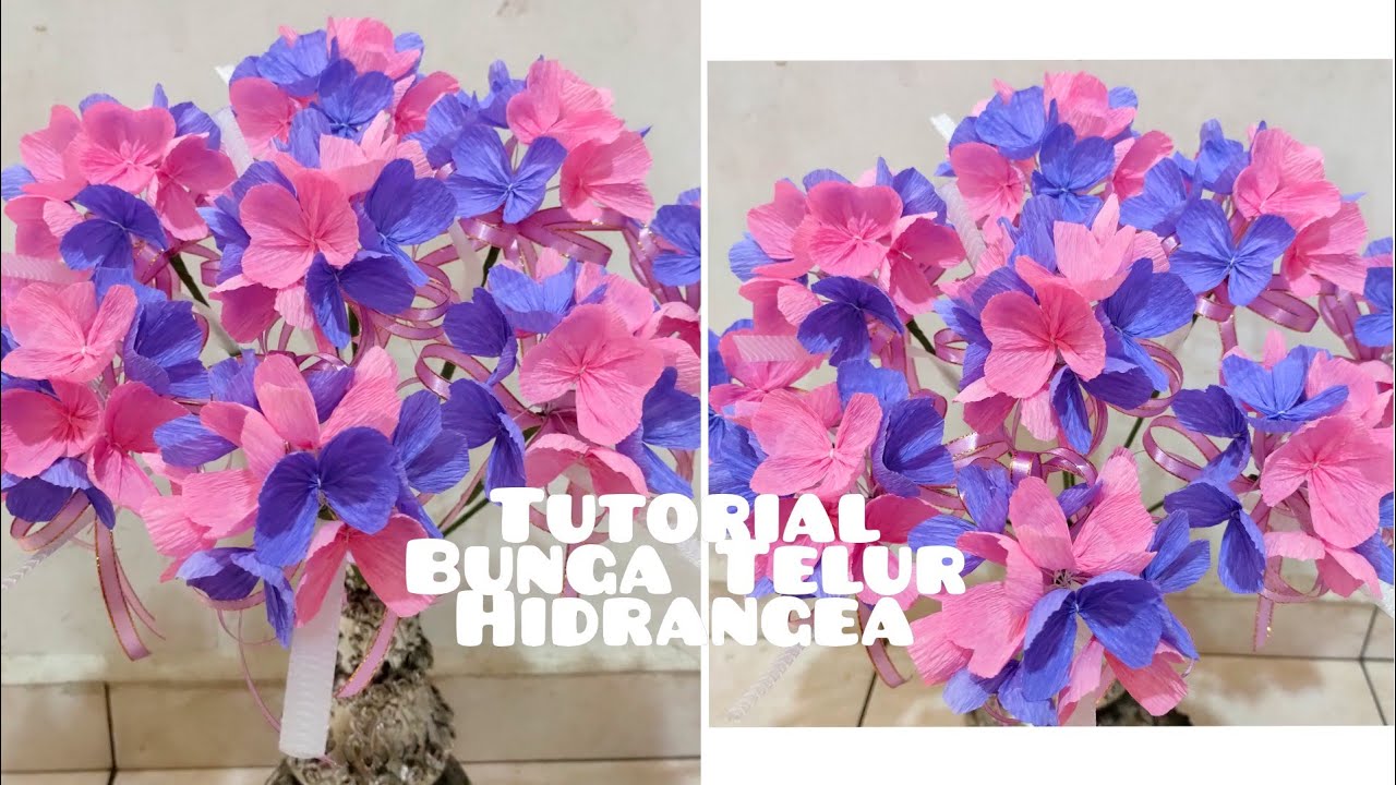 #diy #diycraft #diycrafts #tutorial #bunga #flowers #bungatelur #bungapahar #crepepaper #carabuat