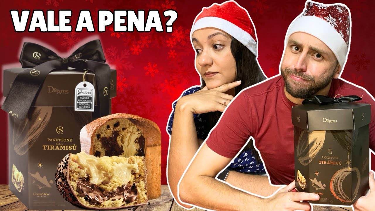 PANETONE DE TIRAMISÙ DA CACAU SHOW - NOVO LANÇAMENTO DE NATAL 2024 | VALE A PENA?