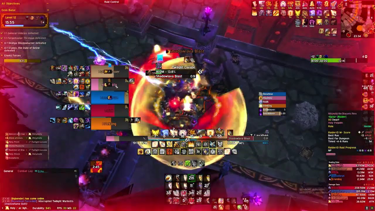 +12 Grim Batol | Lightsmith Build Shines | TWW S1 HolyPala POV