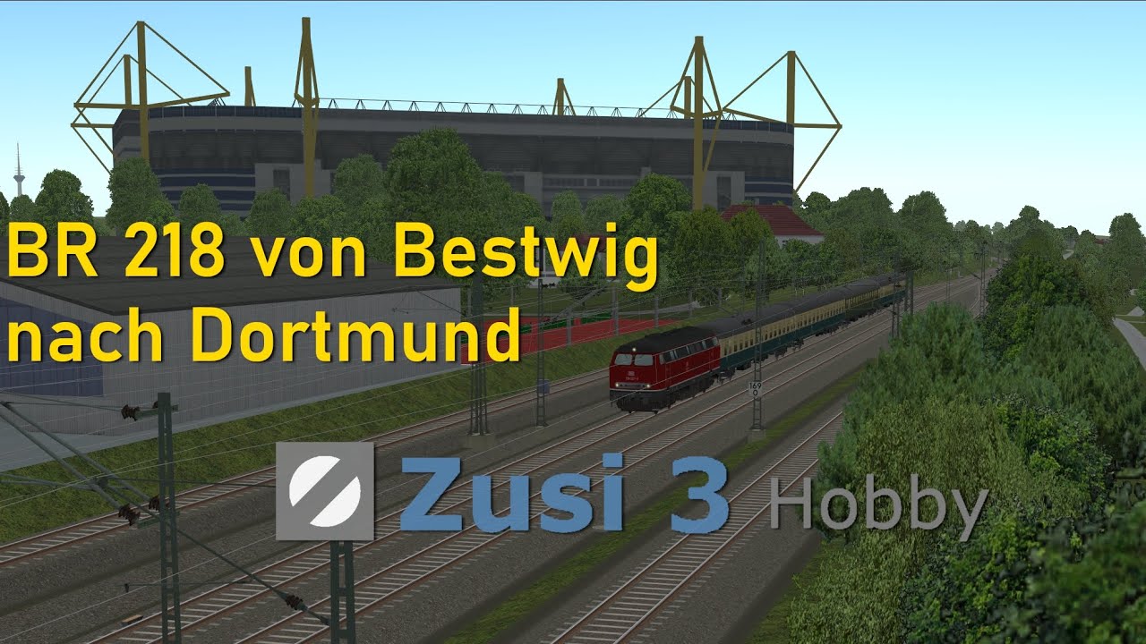 Zusi 3: Blick in die Streckenerweiterung nach Dortmund