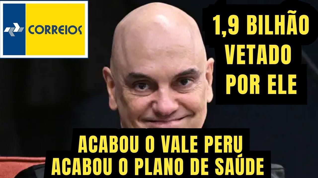 Os correios teve quase 2 bilhões de reais vetados pelo ministro Alexandre Alexandre de Morais #fypシ 