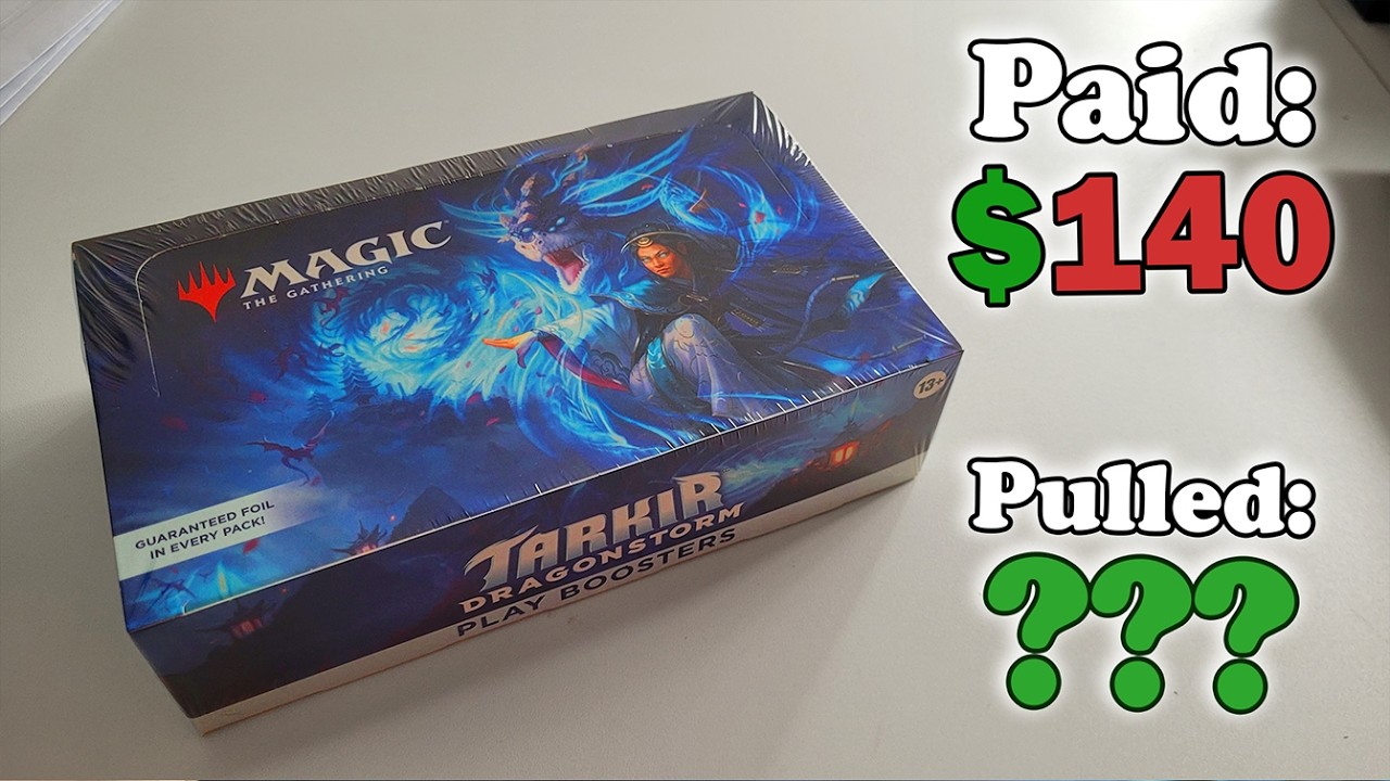 Let's Pull At Least $140 | Tarkir: Dragonstorm Play Booster Box Opening. #tarkirdragonstorm