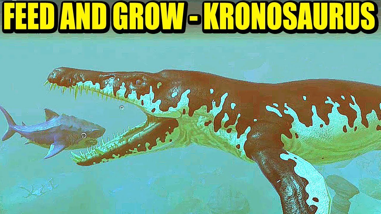KRONOSAURUS EL PODEROSO - FEED & GROW FISH | Gameplay Español