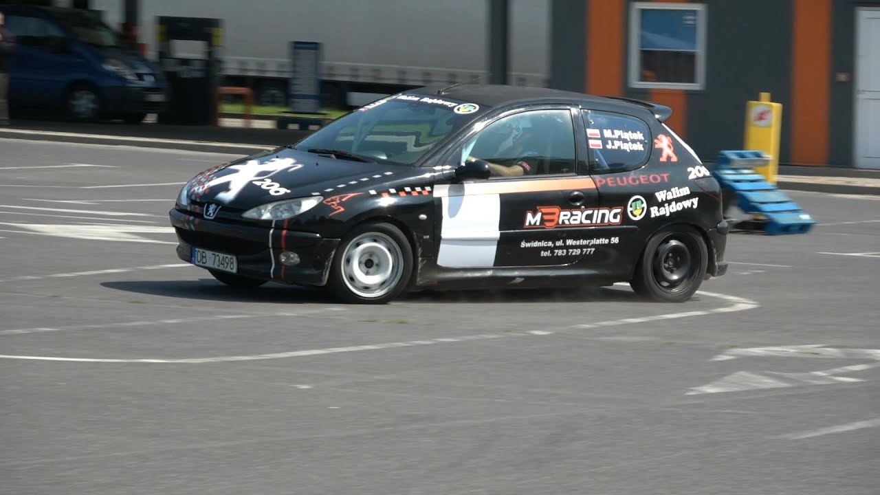 2 Runda Tarmac Academy Świdnica E.Leclerc 2023 - Marcin Piątek / Krzysztof Kołodziej - Peugeot 206