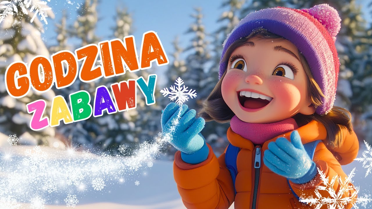 1 GODZINA zimowych piosenek ❄⛄ Wesołe piosenki dla dzieci o zimie ❄⛄ Najlepsze zimowe piosenki ❄🎶