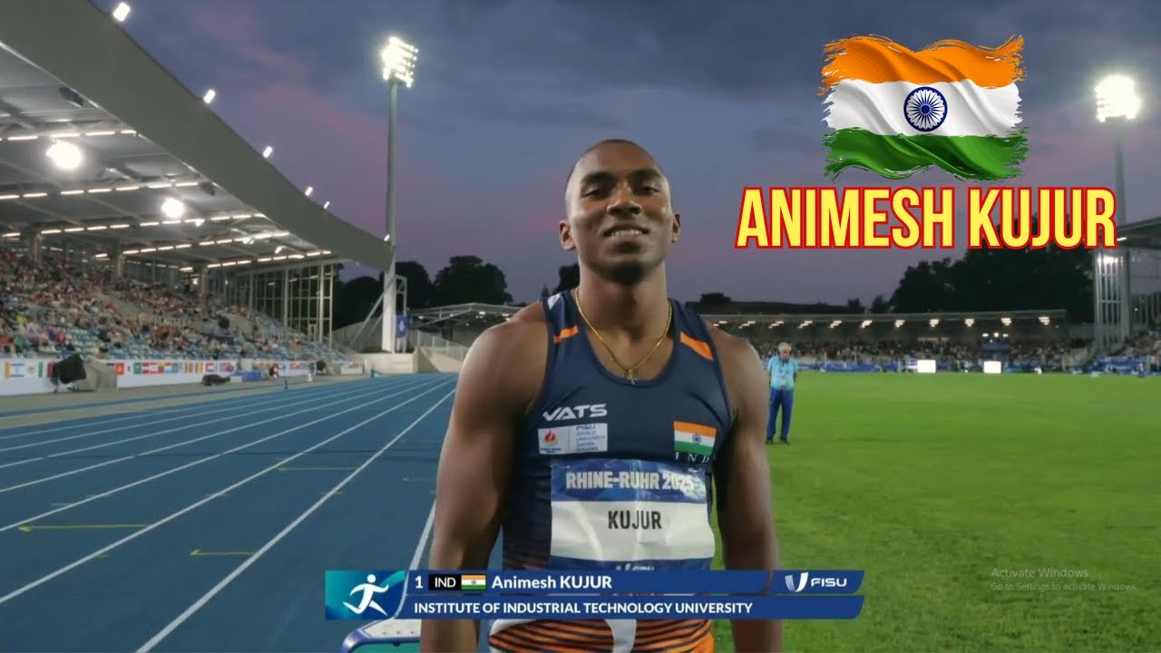 🇮🇳 ANIMESH KUJUR at World University Games 2025 200 FINAL अनिमेष कुजुर