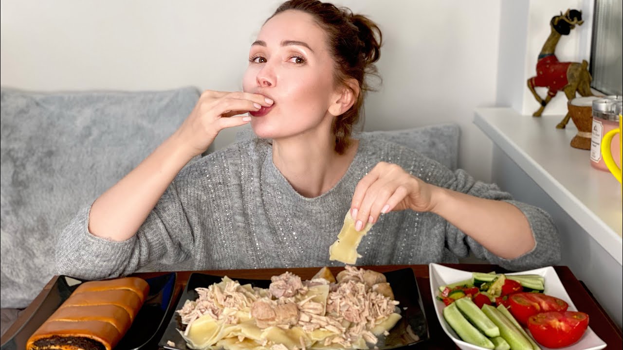 БЕШБАРМАК| Первый раз пробую такую вкуснятину😋| ум отъешь | Мукбанг
